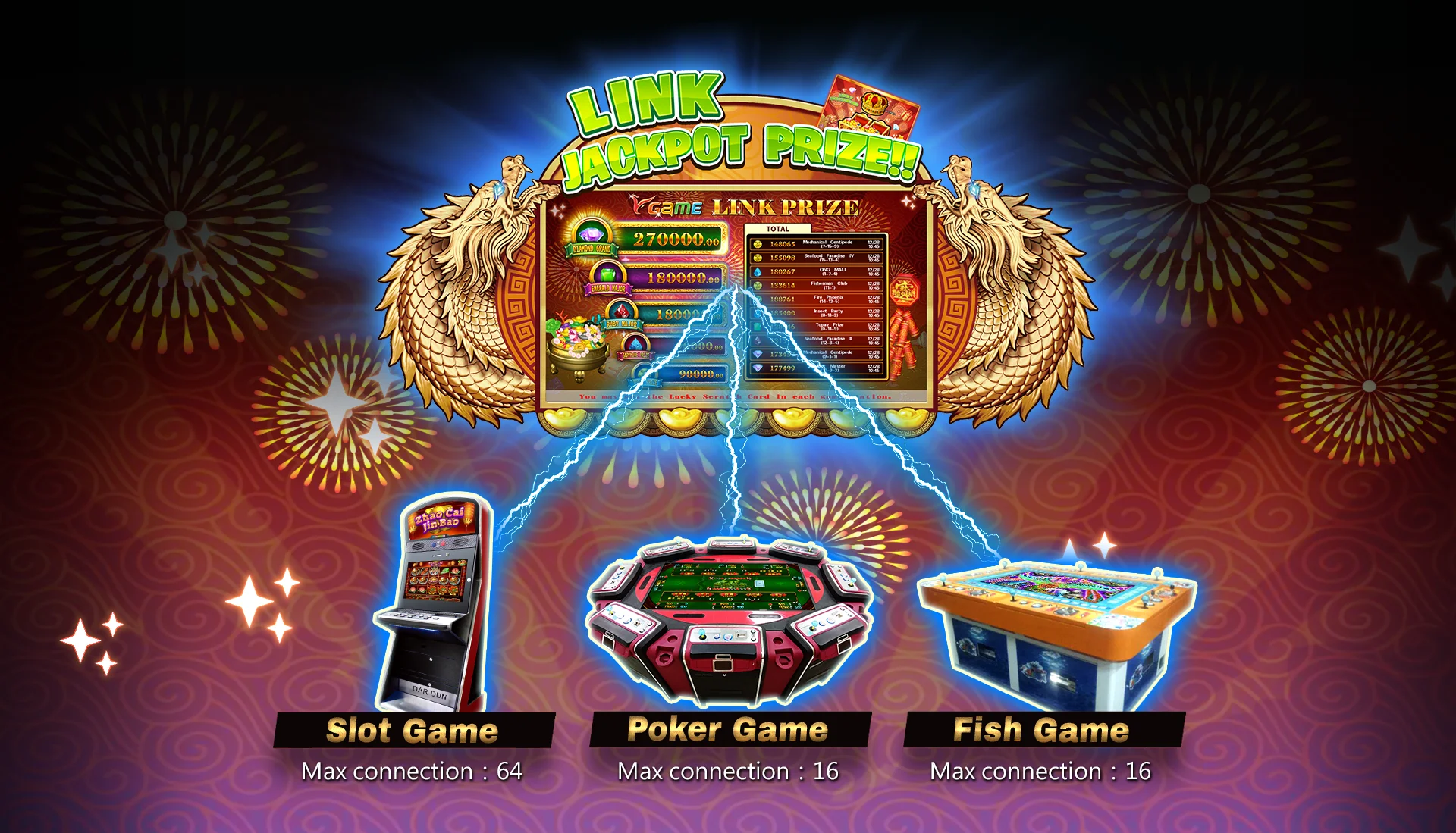 VGAME Jackpot Link System