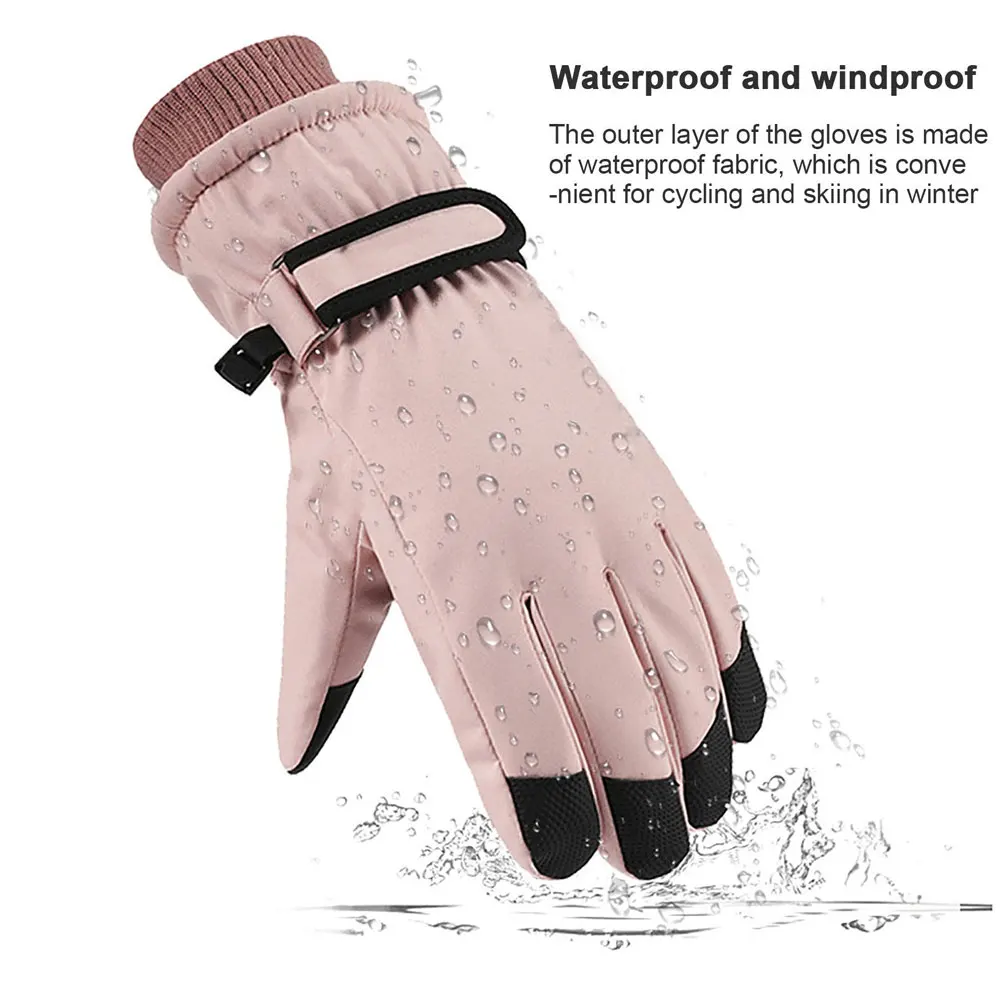 Winter Waterproof Snowboard Snow Thinsulate Warm Touchscreen Cold Weather Ski Gloves for Unisex