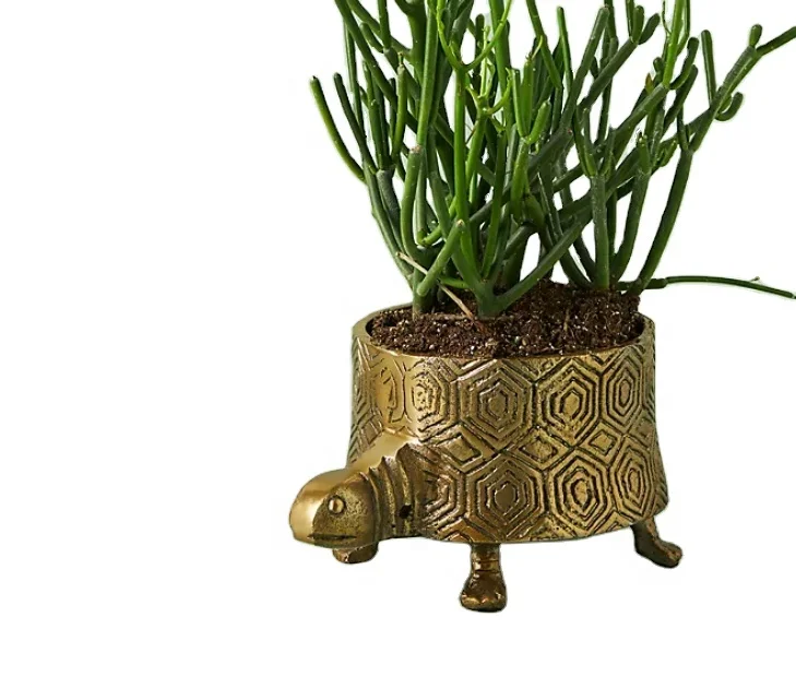 Spun Metal Standing Planter Brass iron Galvanized hot sale