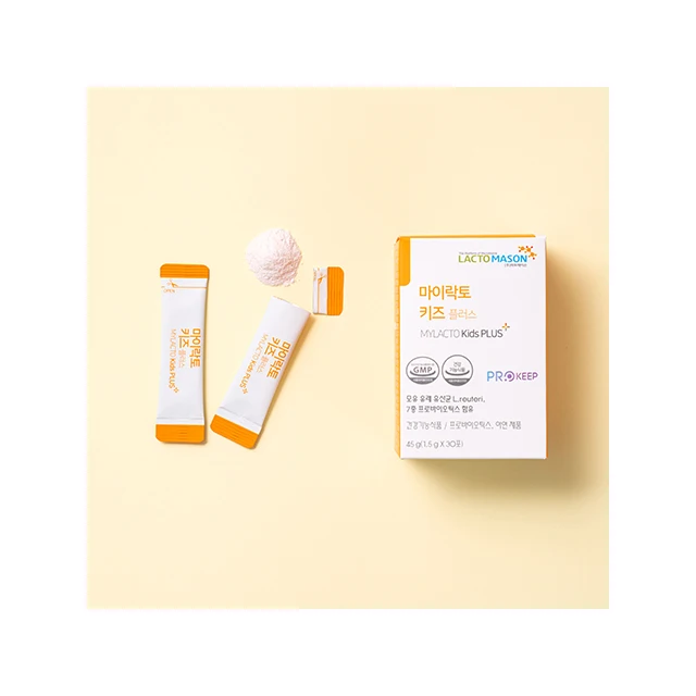 MYLACTO Kids Plus сертификат здоровой добавки GMP HACCP функциональные пробиотики Халяльные постбиотики