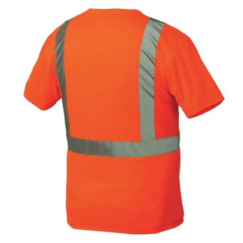 High Quality Reflective Safety Work Hi Vis Safety Shirts 2024 High Visibility Construction Clothing Safety T-Shirts
