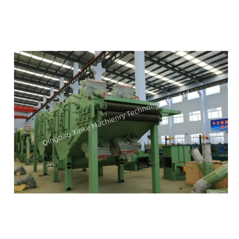 High performance mechanical descaling of steel strip for Mechanical pre-descaling and final chemical surface treatment