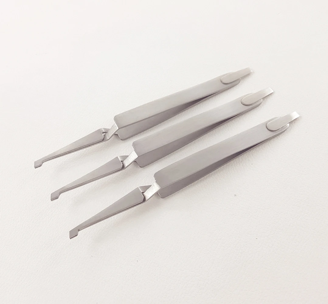 Dental Ortho Brackets Anatomic Thumb Tweezers Cotton & Dressing Clamp Tooth Forceps Tissue Surgical Medical Plier Lab Instrument