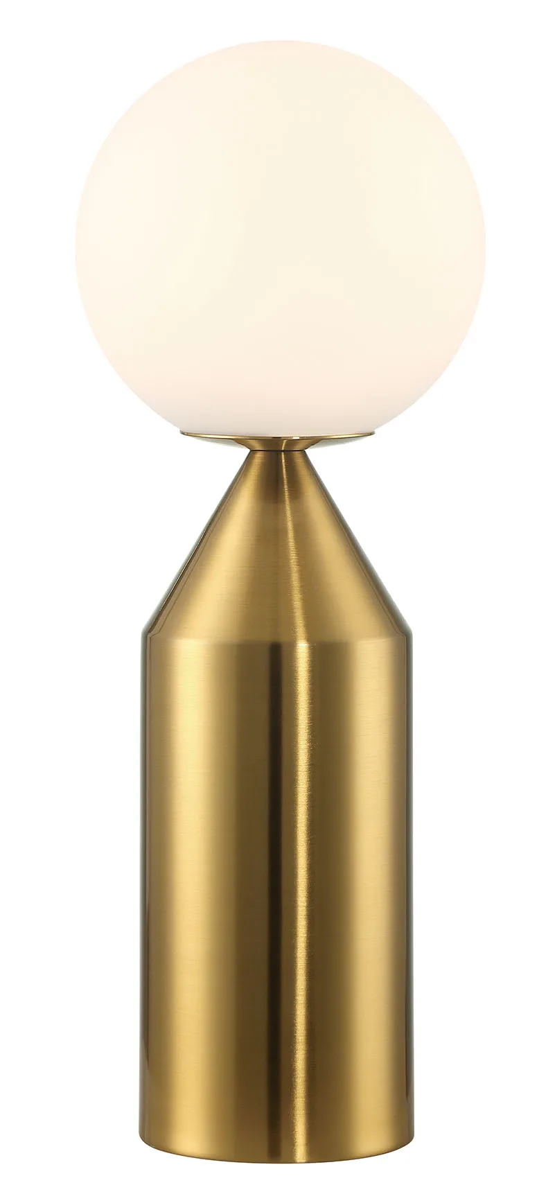 Metal and Glass Table Lamp with DC Charging