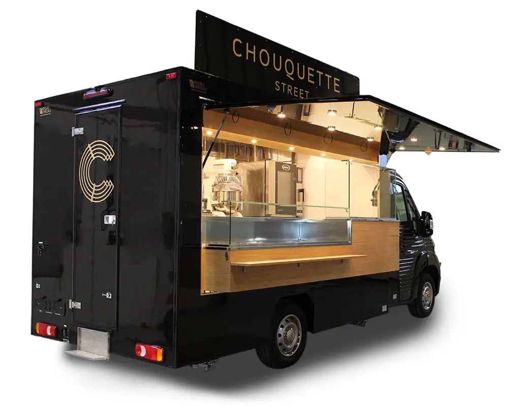 Wholesale Fast Food Trucks Mobile Food Cart Trailer Food Vending Van Catering Truck For Sale