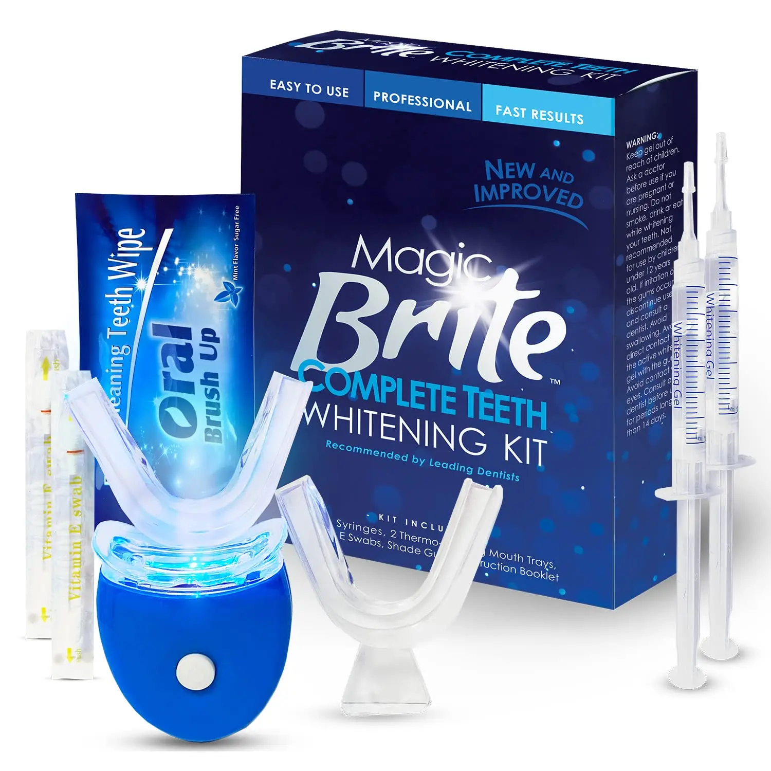 Pearl Magic Brite Complete Teeth Whitening Kit At Home