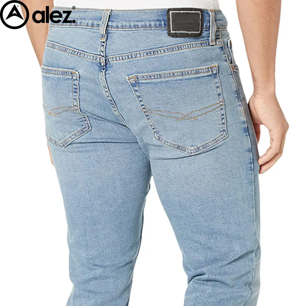 New Custom Design Men Skinny Jeans Pants Stretch Tight Jeans Fitted Casual Denim Trousers For Men