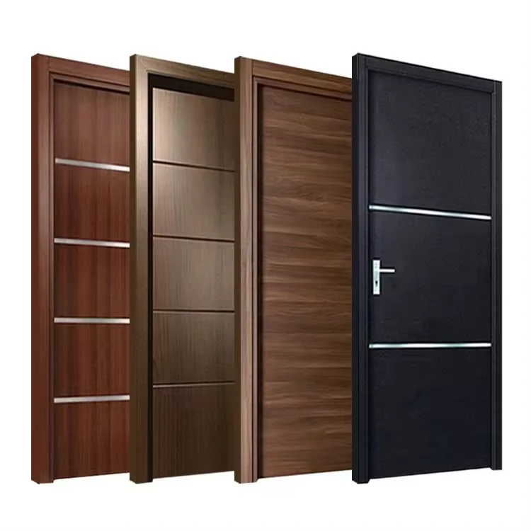 Hot Selling  Modern Wood Interior Doors - Wooden Entry Doors -Solid  Wood main entrance door cheapest price from Vietnam