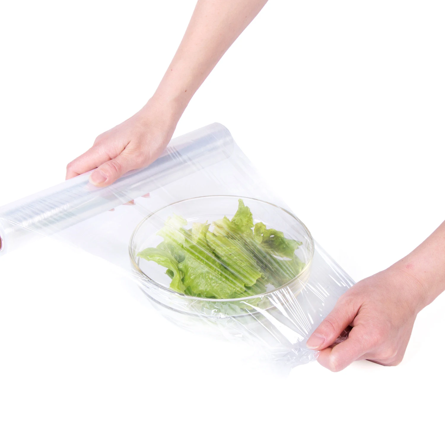 Disposable plastic wrap food grade pic wrapping film etirable alimentaire jumbo