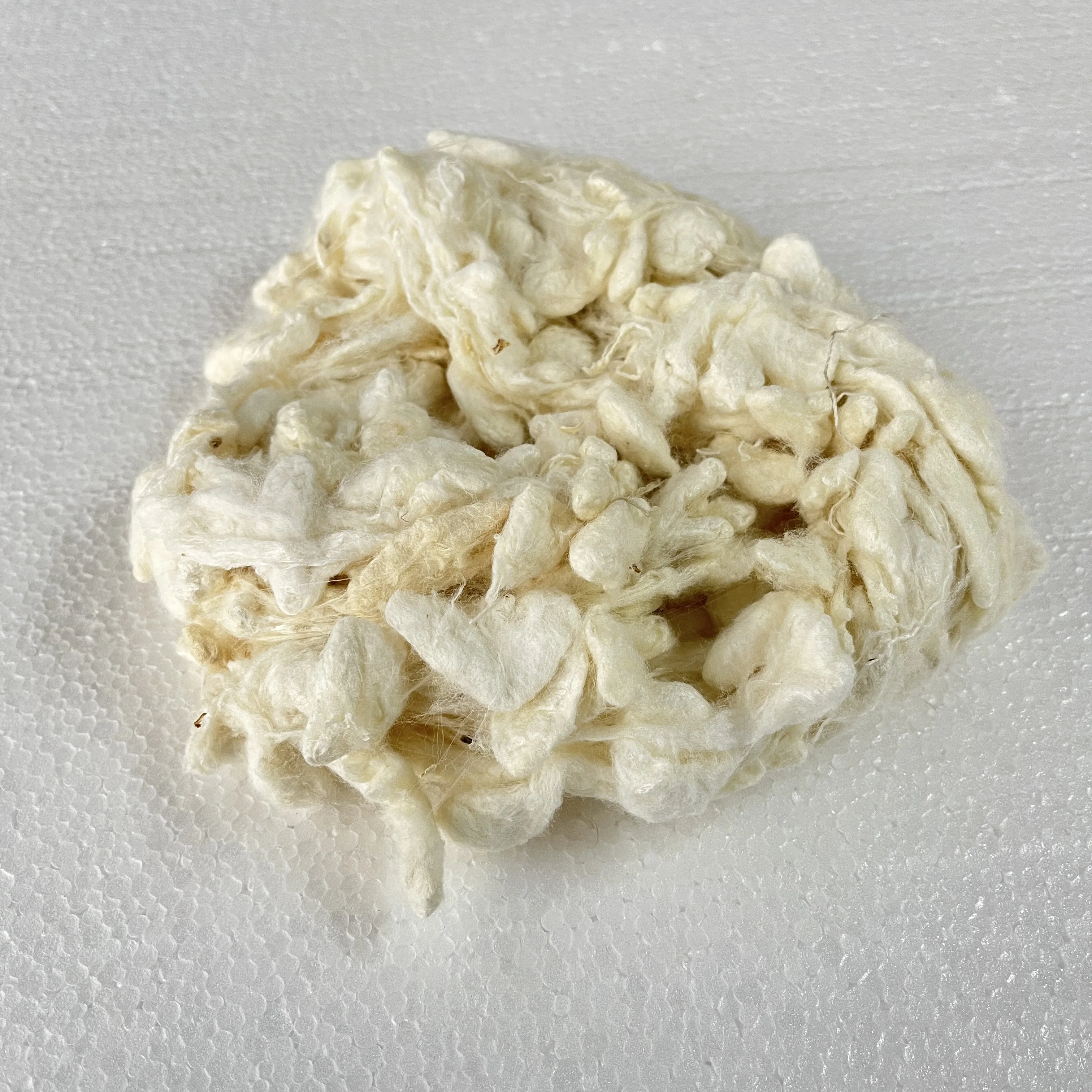 custom made eri silk degummed cocoons ideal for textile spinners and weavers suitable for resale by textile artists