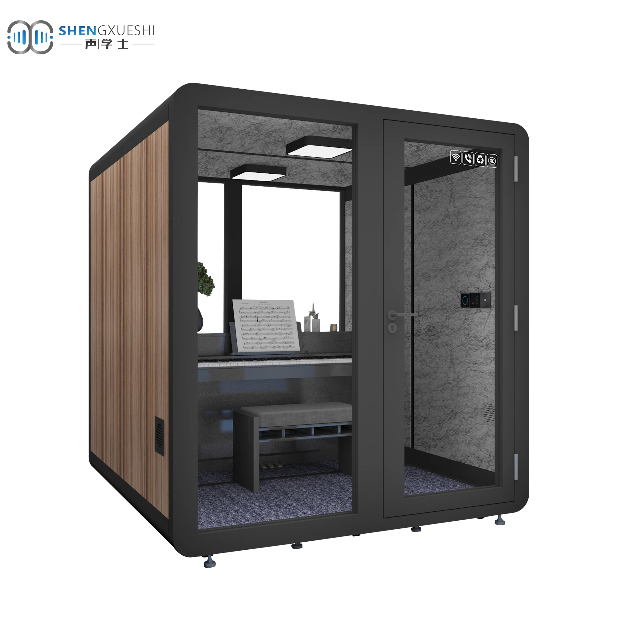 Hot selling high quality customized movable conference room soundproof recording studio