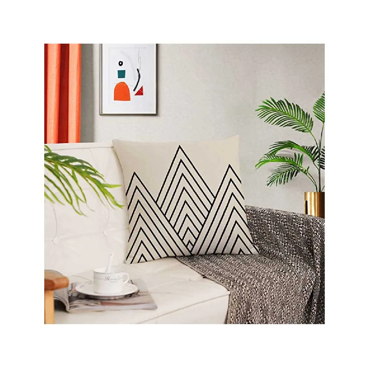 Custom Printed Paddy Design Printing Throw Cushion Cover Sets For Home Sofa Livingroom Bedroom Cars Decoration 100% Cotton