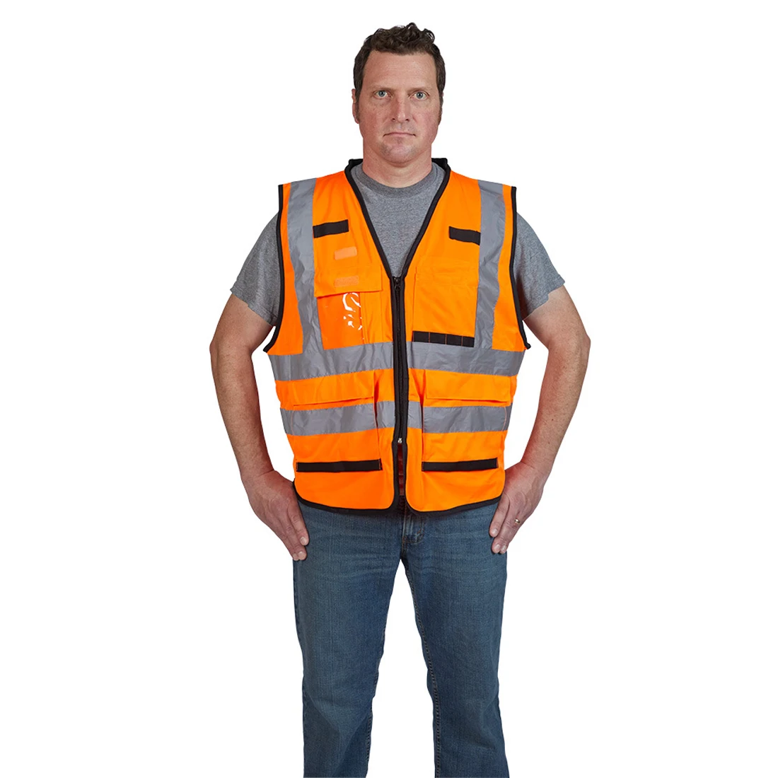 2024 New Custom Design High Quality Safety Vest Wholesale Price Men Trending Safety Vest