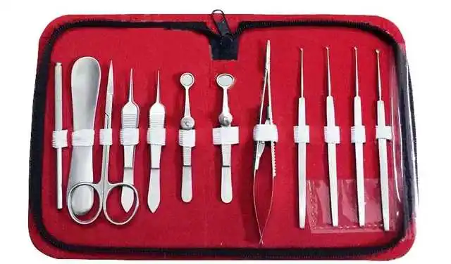 CE ISO 13485 Approved Ophthalmic Chalazion Surgery Set 12 Pcs Eye Surgery Instruments Set Ophthalmology Instruments