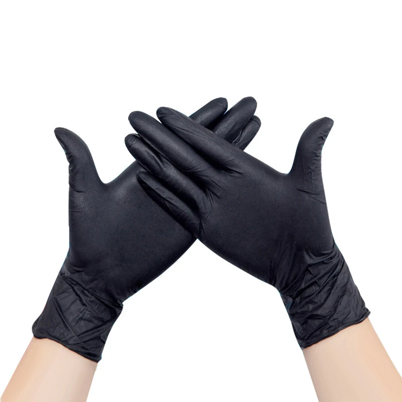 Top Selling Finger Textured Nitrile Gloves Latex Free Powder Chemical Beauty Tattoo Cleaning Medical Glove