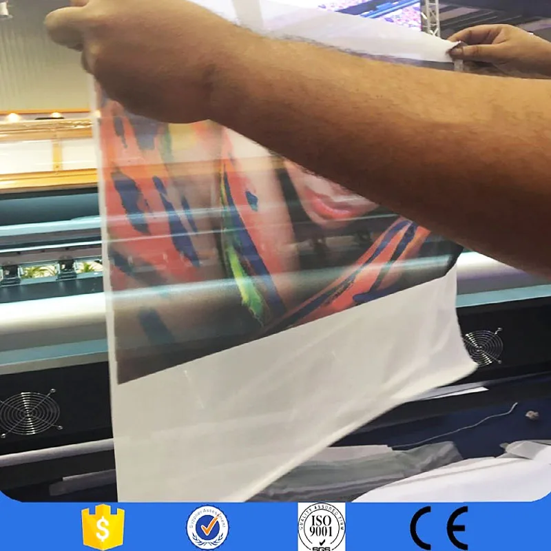 110gsm Outdoor Polyester Flag Fabric for Inkjet Printer Eco-Solvent Printable Backlit Material Film Paper Type Shoe Fabrications