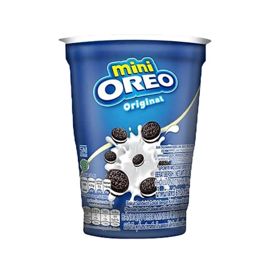 Wholesale Oreo Cookies Mini Vanilla 61.3g x 24 Cups