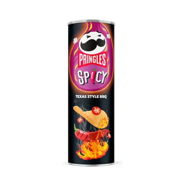 Pringles Spicy Texas Style BBQ 97g Factory Price Potato Chips Halal Certified limited edition