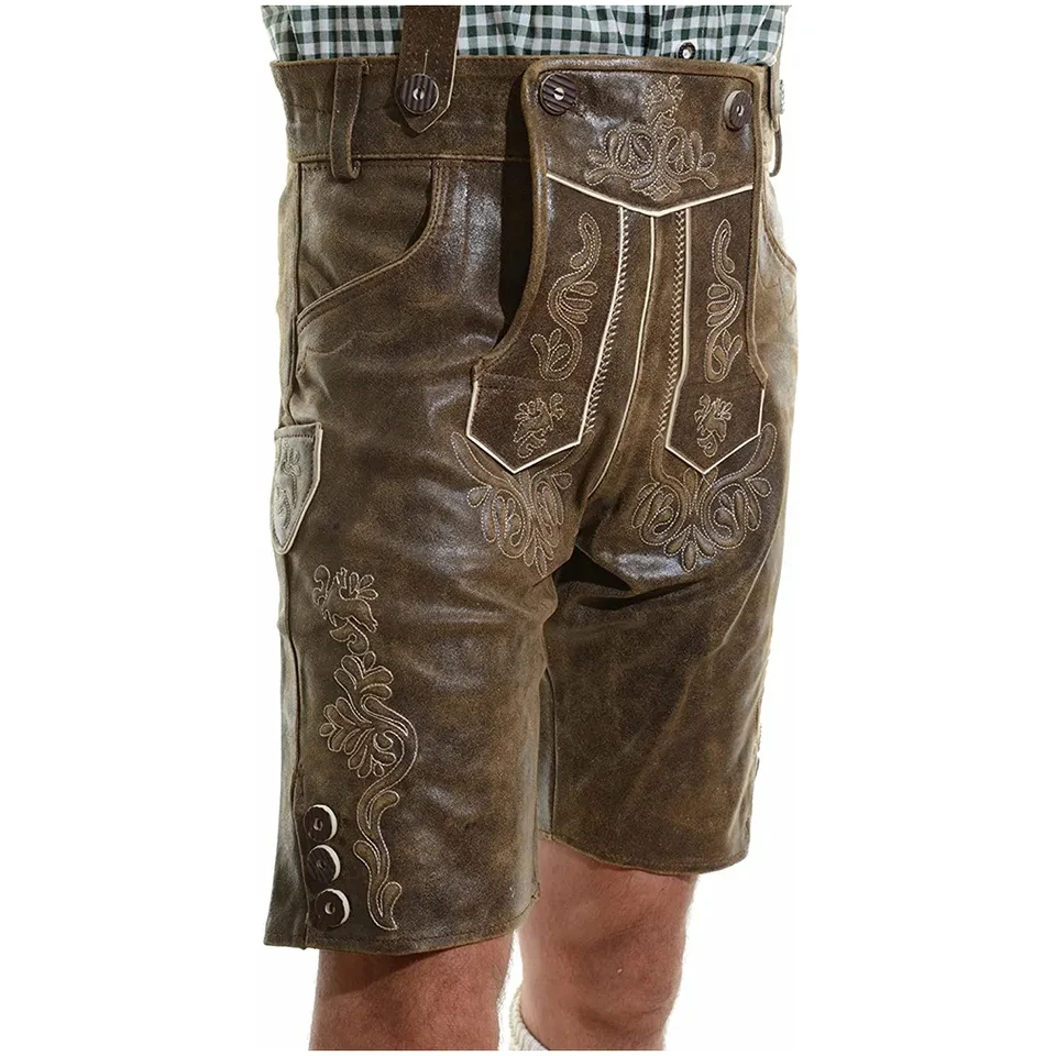 Good Quality Women Bavarian Shorts Composite Men Bavarian Lederhosen Oktoberfest Latest Shorts