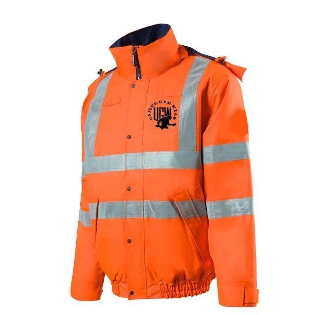 High Visibility Multipurpose Safety Jacket Men Adjustable Safety Jacket Security Visibility Reflective Safety Jacket For Men