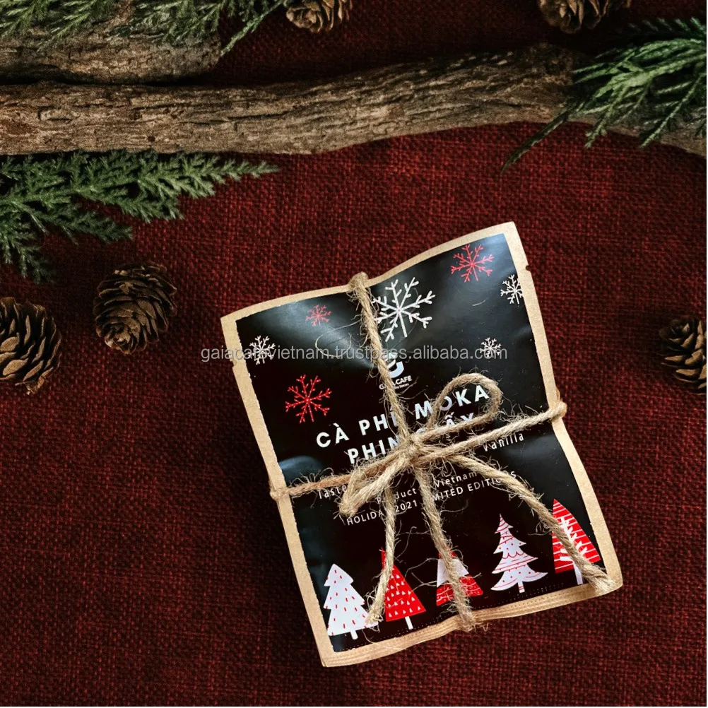 Ground Coffee Drip Bag Ready to Brew Pour Over Slow Drip Coffee Paper Filters with Hanging Ears  Premium Quality Coffee Beans