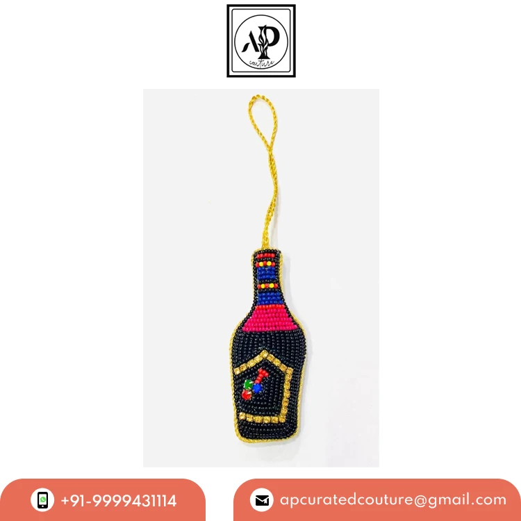 High Quality Festive & Party Supplies Embroidered Christmas Tree Decoration Hangings Ornaments from Indian Exporter