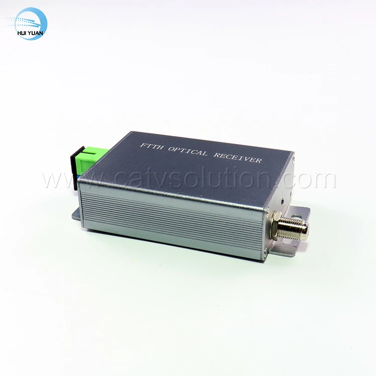 FTTH 1550nm CATV+SATV WDM Optical Receiver satellite 1 Output Fiber Optical WDM Mini Node Receiver