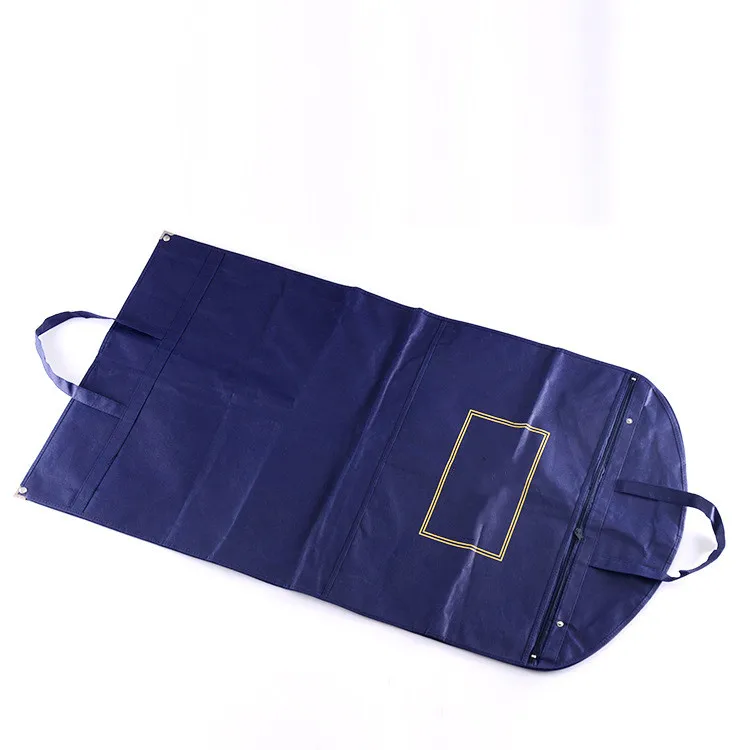 Vietnam factory RPET non woven eco-friendly foldable garment bag suit cover dustproof bag