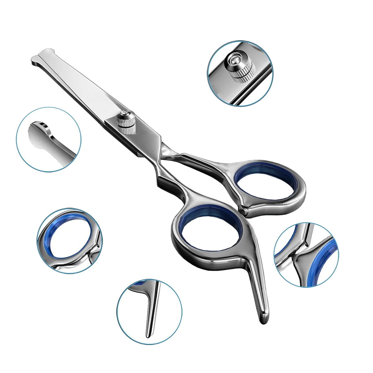 Wholesale Pet Shear Dog Grooming Scissors Private Label Straight Curved Shears Sharp Edge Animals Hair Cutting Tools