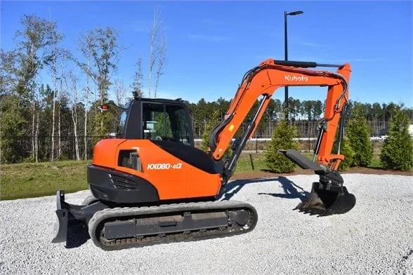 Good Condition Second Hand Machinery 2015 Hydraulic Compact Kubota Excavators KX080-4 For Sale