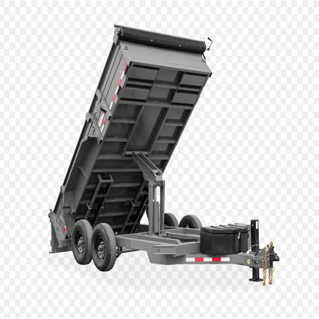 Best Supplier of High Quality Tipper/dump Trailer With Draw bar Farm Tractor Full Trailer for Sale