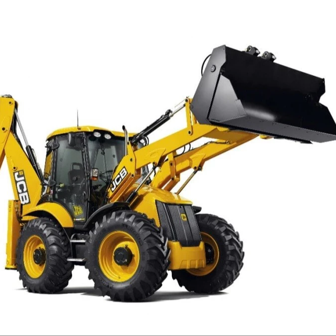 2016 Used JCB BACKHOE Tractor 4WD with Front End Loader 75 KW  and Backhoe With Mini Tractors Yellow UNIQUE Long Power