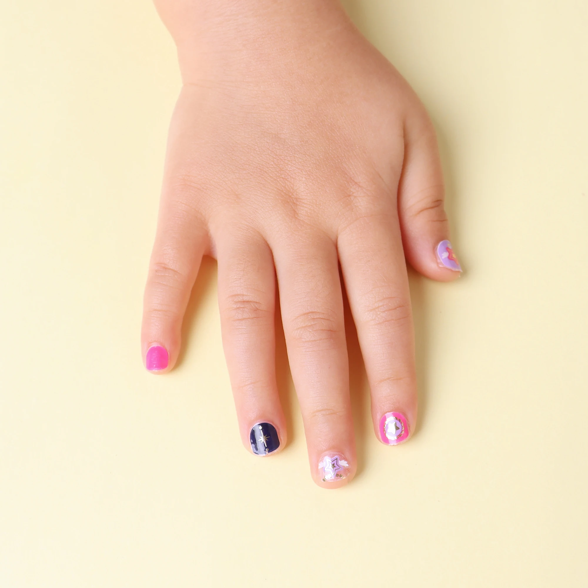 ShineB MINI GELICA For Kid Nail Stickers #45996 Art Decal Fingernails Designs Self Adhesive Floret Decoration Deco Stickers