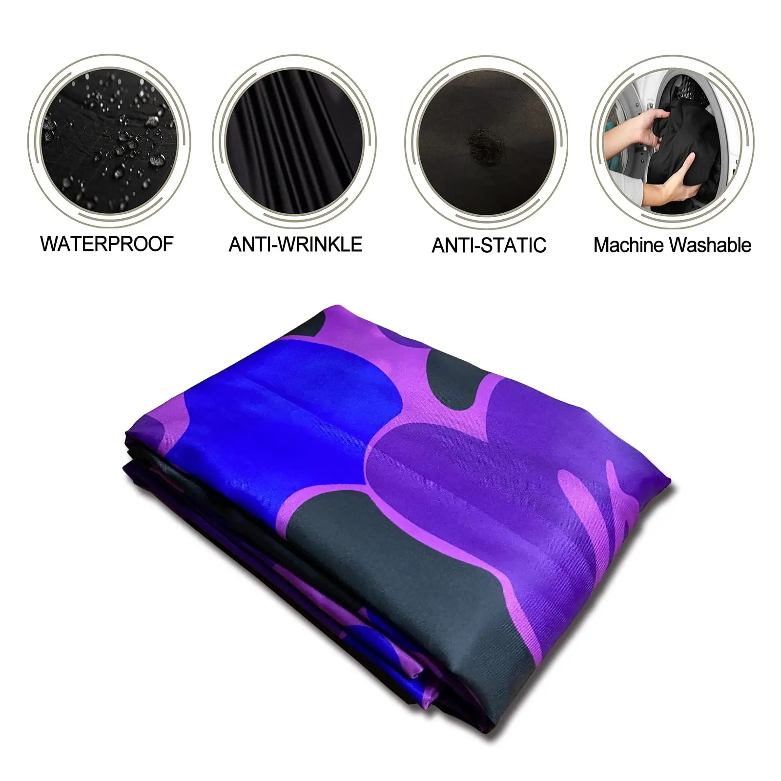 Wholesale Barber Cape Custom Logo Printed Designer Salon Hairdressers Gown Hair Cutting Waterproof Barbers Cape