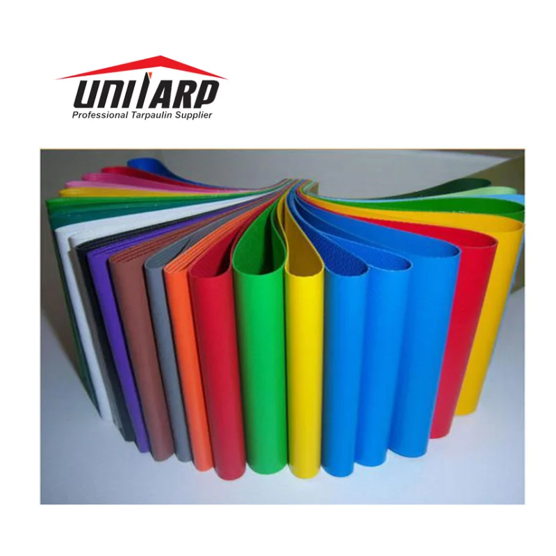 UNITARP China Cheap Price Plastic Pvc Tarpaulin Canvas Roll Manufacturing Cover Truck Fish Pond Tank Pool Material Tarps