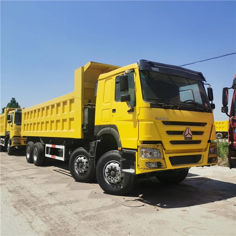 Used HOWO dump trucks 12 wheels SINOTRUK high quality tipper truck hot sale