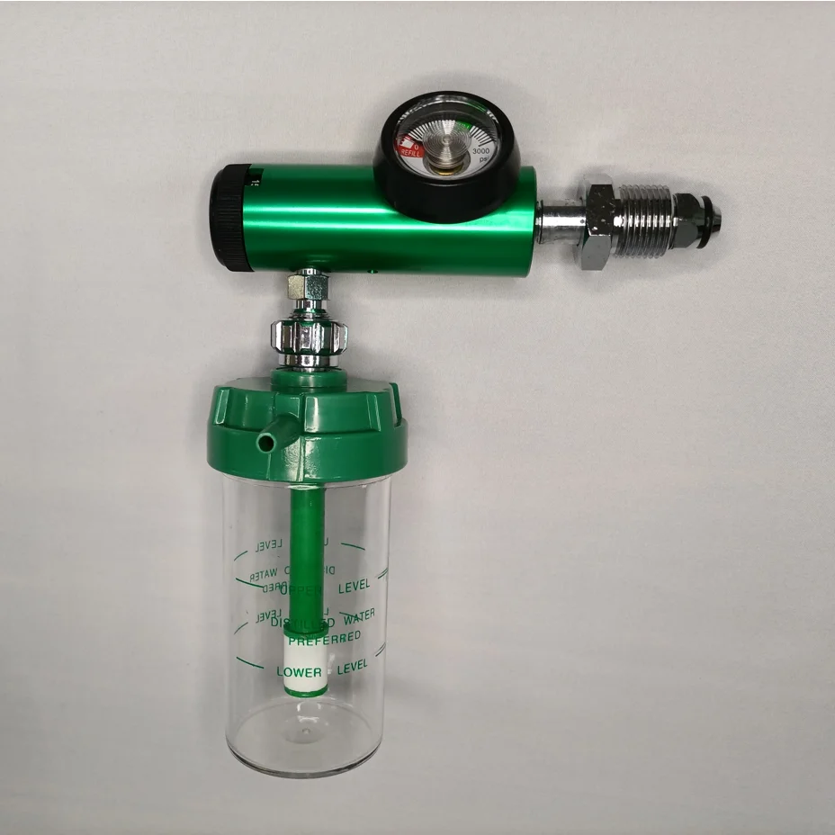 Click Style Oxygen Cylinder Regulator Oxygen Therapy Regulator
