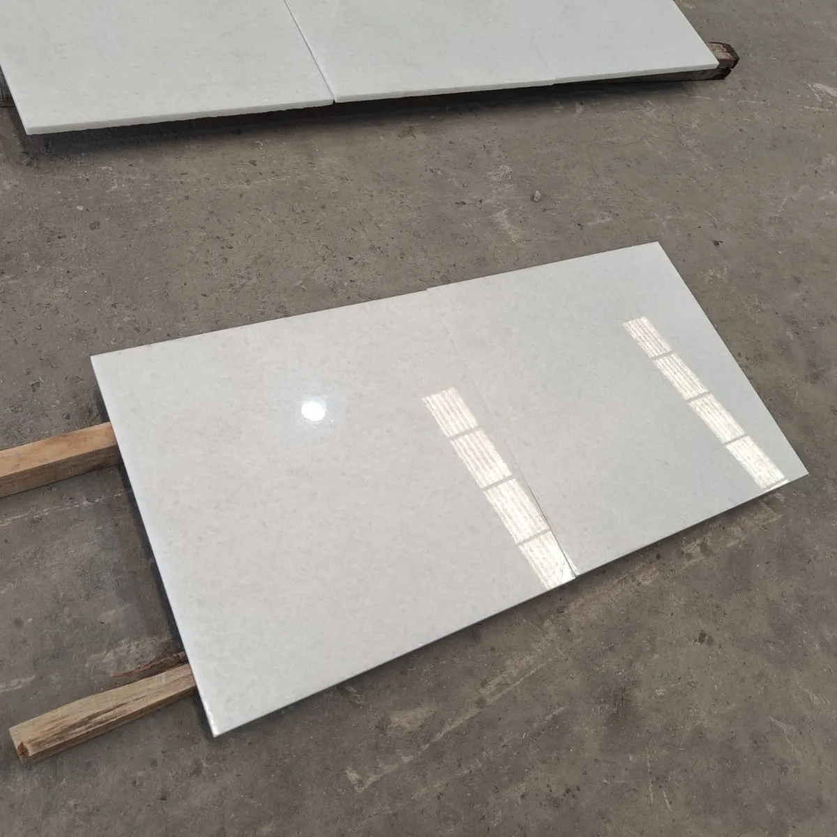 Vietnam Fine White Calcite Marble Slab Tiles 20mm-30mm Thickness Polished Modern Design Hotel Floor Sizes 60*60 80*40 20mm-30mm