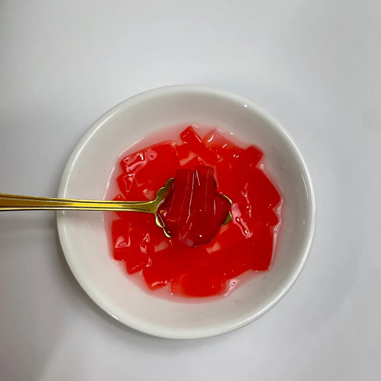 Taiwan bubble milk tea toppings strawberry flavor nata de coco for beverage shop