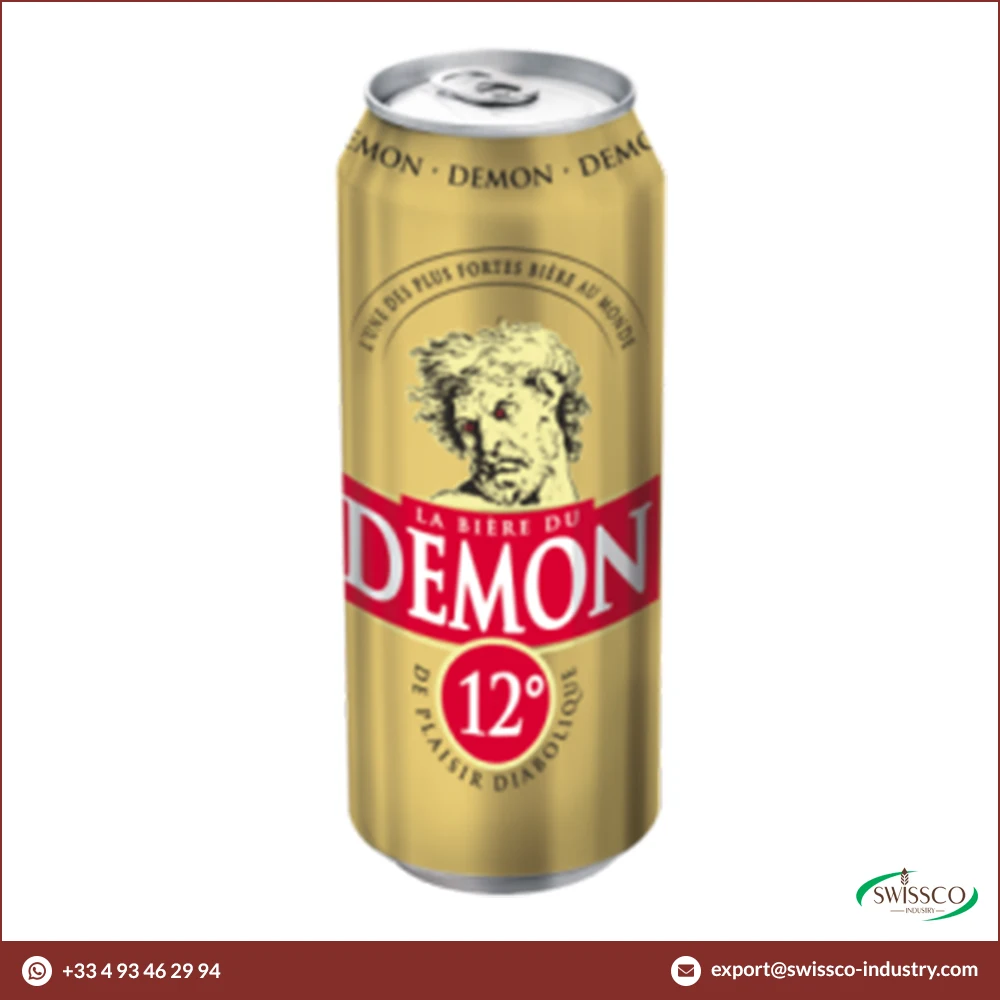 100% Quality Taste 12% Alcohol Contain La Biere du Demon Beer in Can of 50CL in Pack of 12 Units from France