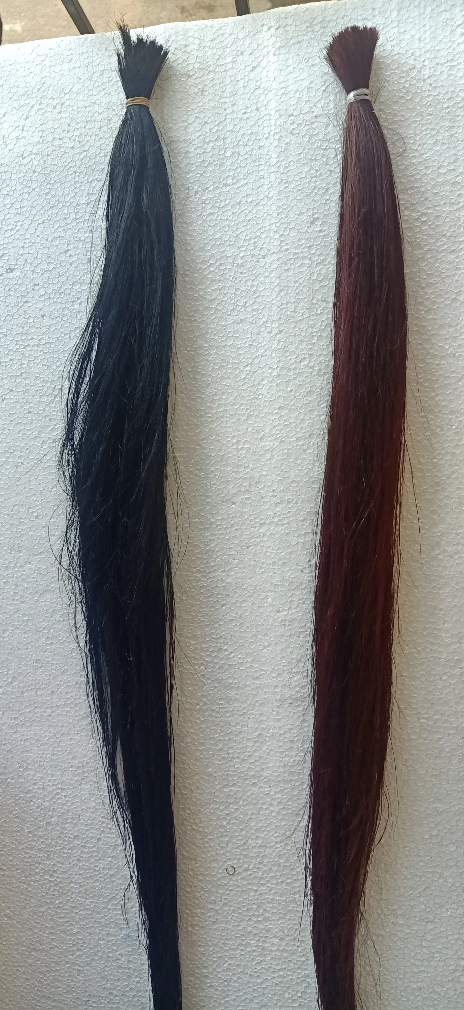 custom made natural banana hair fiber  available in  custom dyed colors made from natural banana fiber suitable for resale