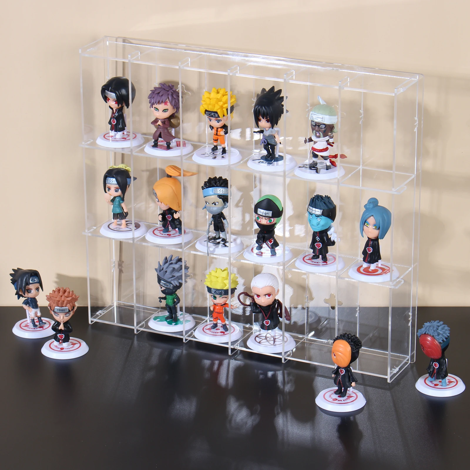 Custom Wall Mounted Clear Acrylic Toy Figure Organizer Compartment Organizer for Mini  Figures, Sunglasses Rack, Freestanding