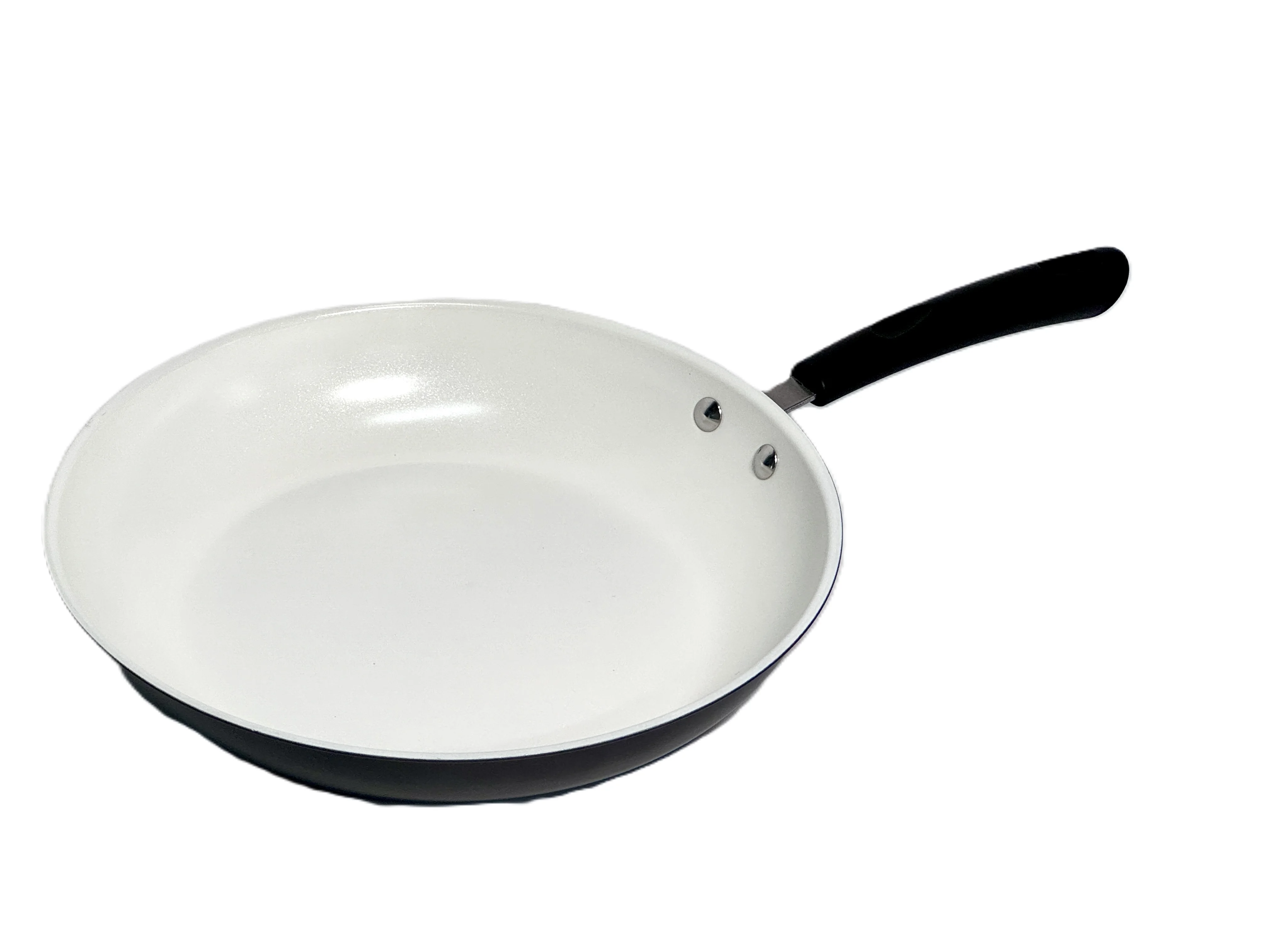 12-дюймовая алюминиевая сковорода с керамическим покрытием хорошим высвобождением