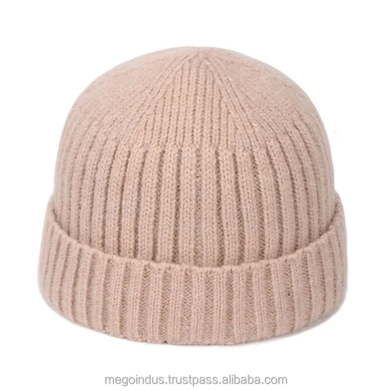 Men Caps Autumn Spring Brand Skullies beanies Baggy Melon knit hat Smiling Face wool Knitted Caps