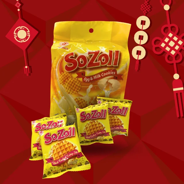 Waffles Egg and milk waffle SOZOLL brand hot sale cookie Coffee Flavor Egg Cookies 2024 from HaiHaCo