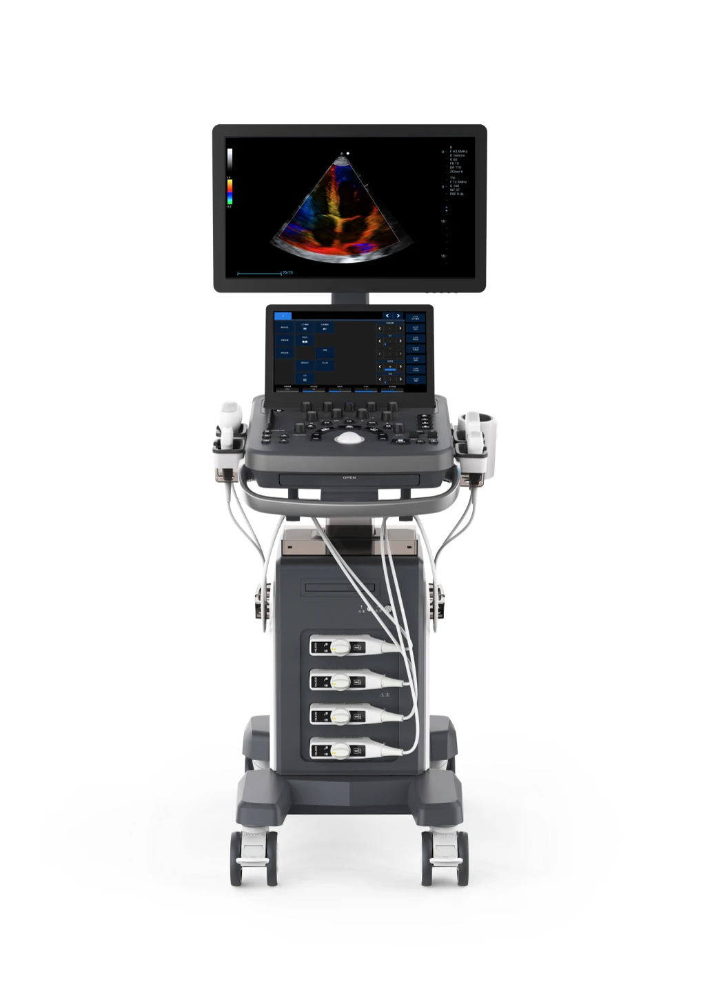 Полностью цифровой цветной доплеровский диагностический ультразвуковой аппарат для ноутбука MSLCU49 по лучшей цене.