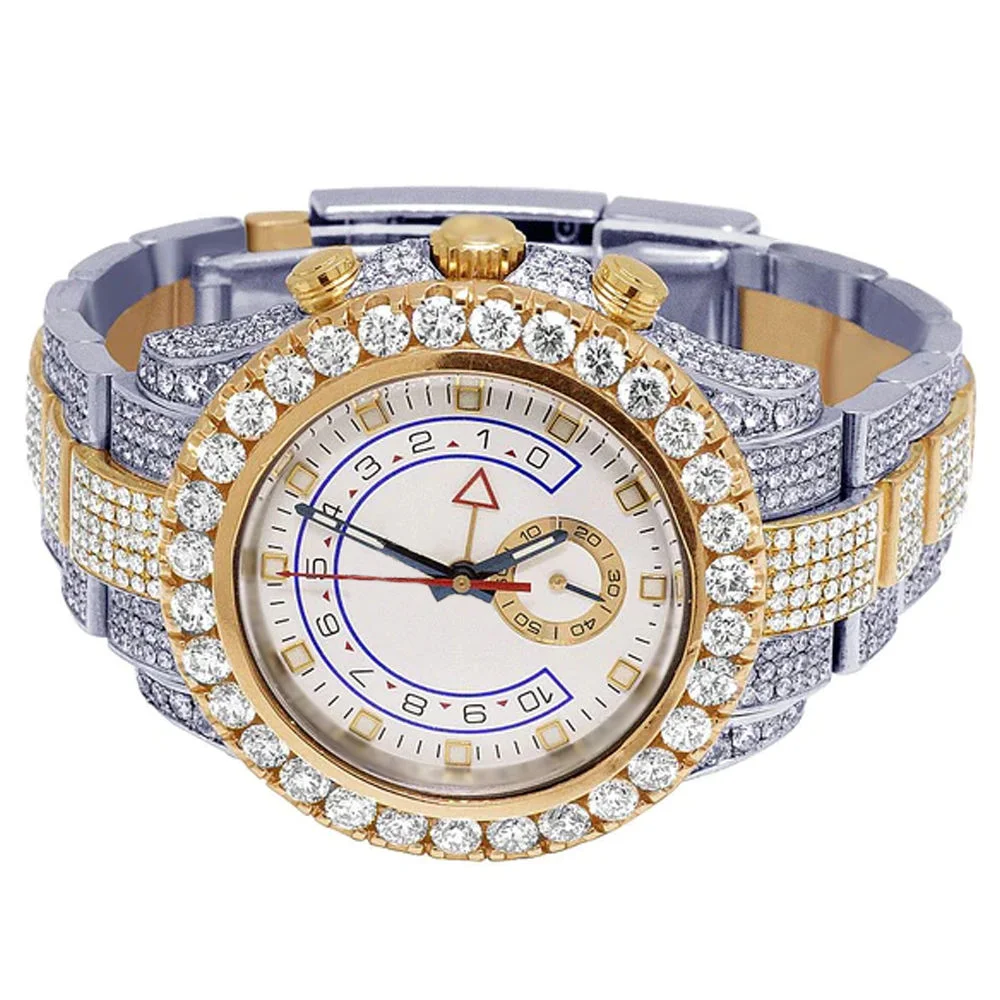 Hip Hop Iced Out Watch Moissanite Diamond Wholesale Luxury Watch Jewelry Men Women Wrist Digital Quartz Watches