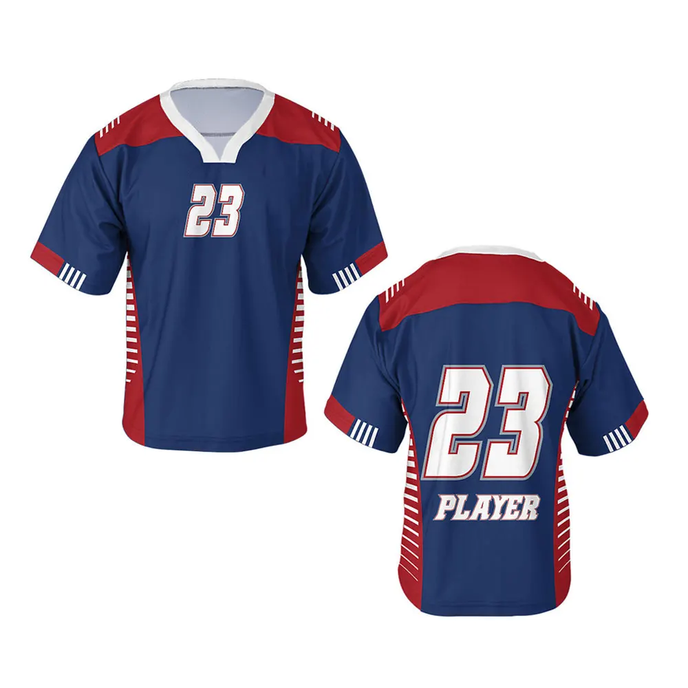 Latest Styles New Fashion Top Manufacturer lacrosse jersey OEM service Custom Logo Adjustable Price lacrosse jersey