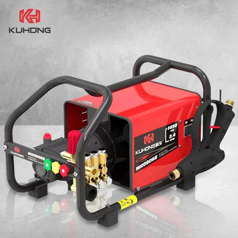 Kuhong 70 Bar 1000psi Portable High Pressure Cleaning Machine 2 in 1 Electric Pressure Washer Machine