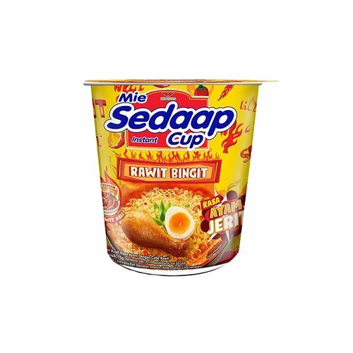 Оптовая продажа еда лапша быстрого приготовления суп Sedaap Mie 75 г чашка курица кричащие индонезийские